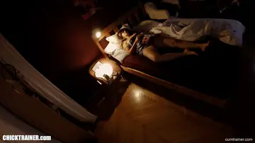 Britney Swallows – Busty Brunette MILF Gives a POV Blowjob in the Bedroom