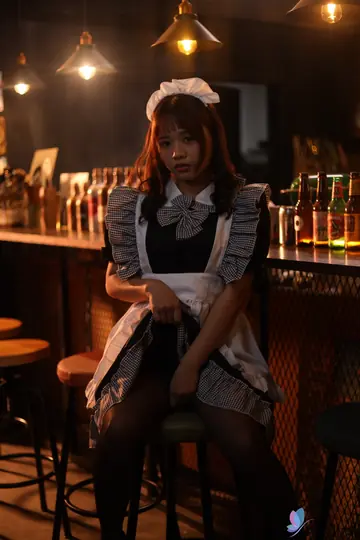 Chinese Brunette Maid Takes Anal Doggy Style Outdoors