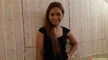 Petite Asian Maid Strips and Gets Fucked in a Hotel