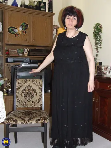 Chubby Mature European Keeps Stockings On