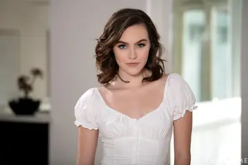 Freya Parker – Tall Brunette Embraces Her Partner for Intimate Sex