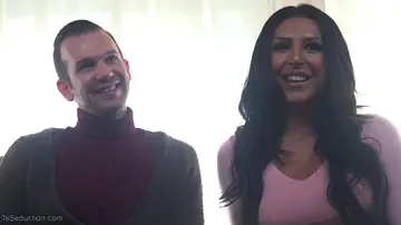 Trans Woman Kisses Her Man Before Deep Anal Sex