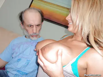 Alanah Rae – Blonde in Lingerie and Stockings Sucks and Fucks to a Mouthful