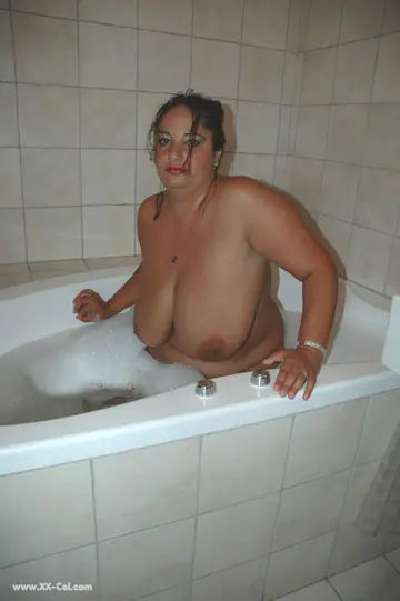 Mature Brunette in Panties Shows Her Big Tits and Spreads in the Bathroom