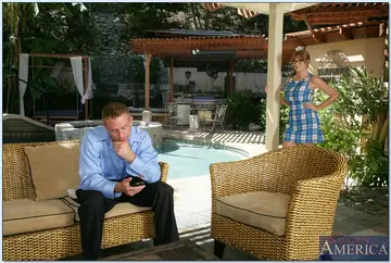 Darla Crane – Busty Redhead MILF Takes Anal and a Facial Outdoors