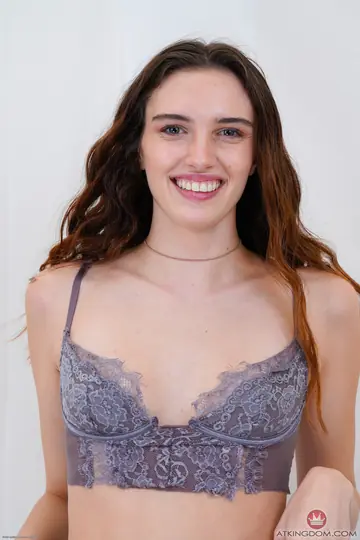 Kendall Karter – Tall Skinny Brunette Strips Nude and Poses Her Lean Frame