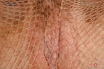 Thick Redhead MILF in Pantyhose Spreads Her Hairy Pussy