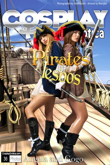 Angela Blanche – Brunette in Pirate Costume Licks and Fingers Partner
