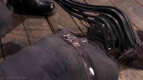 Avi Love: Brunette in Bondage Gets Feet Caned and Pussy Fingered – photo 2 of 15