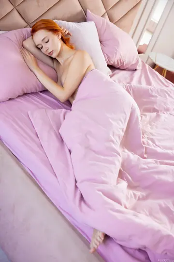 Petite Russian Redhead Strips Naked and Spreads Her Pussy
