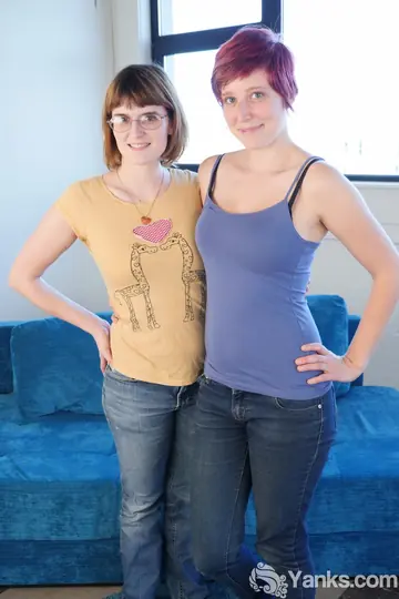 Sosha Belle – Petite Redhead in Glasses Uses a Dildo in Lesbian Play