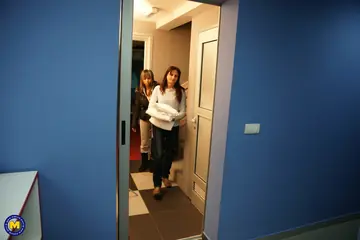 Curvy European MILFs Strip Out of Bikinis in the Bathroom