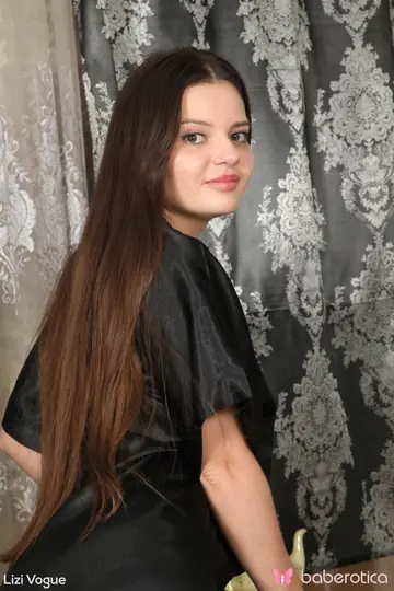 Lizi Vogue – Brunette PAWG in Panties Plays with Her Hair While Undressing