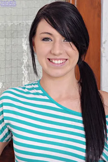 Megan Piper – Brunette with Tattoo and Piercing Spreads Her Pussy