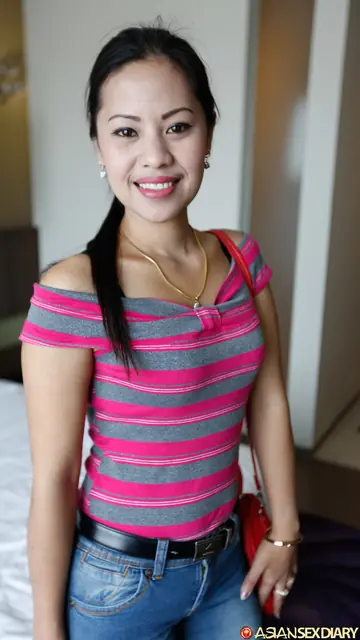 Petite Asian Babe Reveals Her Hairy Pussy and Fucks in POV