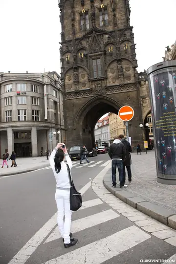 European PAWG Strips Out of Her Panties and Shows Her Big Ass