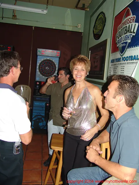 Double Dee: Tall Blonde MILF in a Skirt Gets Fucked Outdoors at a Swingers Party – photo 1 of 20