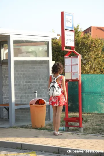 Bunny Love – Hungarian PAWG Masturbates Outdoors with a Dildo in a Skirt and Glasses