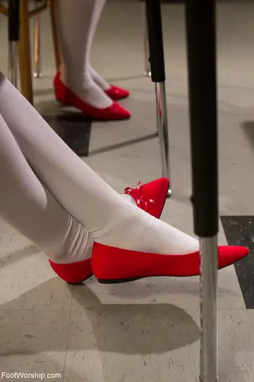 Jodi Taylor – Brunette and Redhead in Socks Dominate Man, Lick Pussy