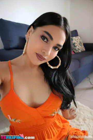 Trans Woman Undresses and Shows Her Breasts