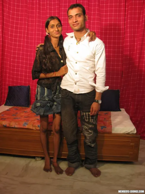Skinny Indian Brunette Strips Out of Her Skirt and Oils Her Body – photo 1 of 15