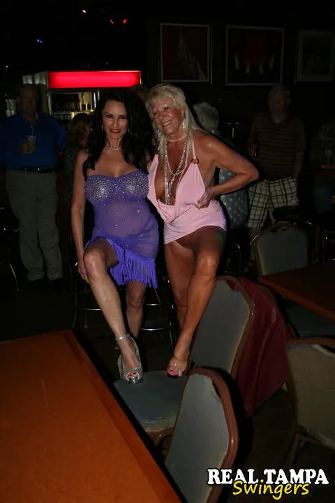 Double Dee & Tracy Lick: Blonde and Brunette MILFs Have Group Sex Outdoors – photo 4 of 21