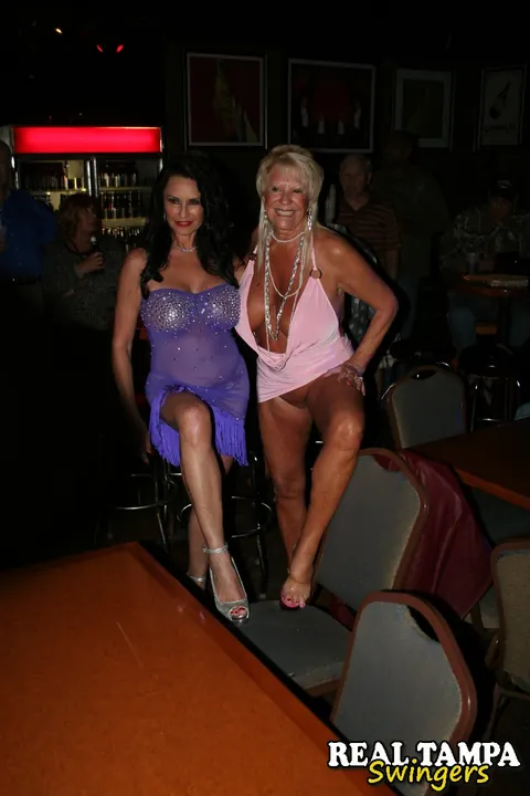 Double Dee & Tracy Lick: Blonde and Brunette MILFs Have Group Sex Outdoors – photo 3 of 21