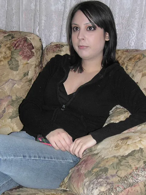 Cristal Cortez: Black-Haired Latina Strips Out of Her Lingerie at a Casting – photo 1 of 20
