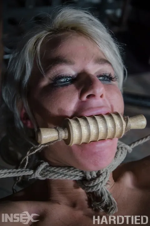 London RIver: Busty Blonde Tied Up and Gagged in Bondage – photo 5 of 14