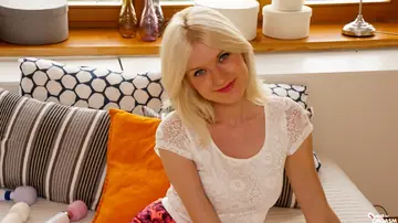 Bree Haze – European Blonde Masturbates with a Dildo and Fingers Her Ass