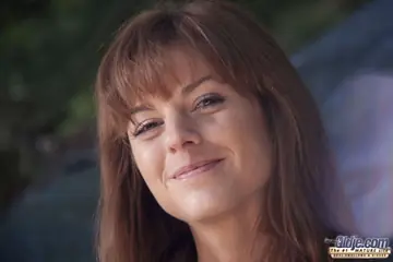 Lora Summer – Brunette MILF Takes Two Men in Threesome with Anal