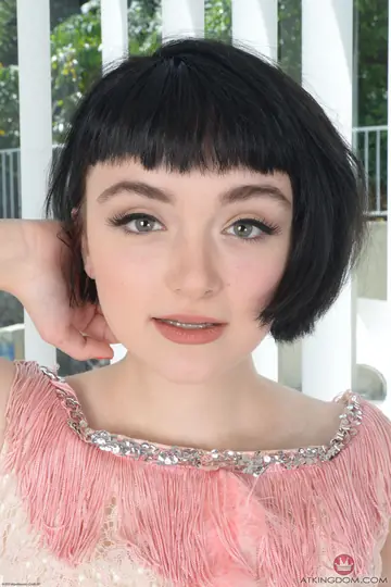 Matilda Bow – Pale Hairy Brunette Undresses and Spreads Her Pussy and Asshole