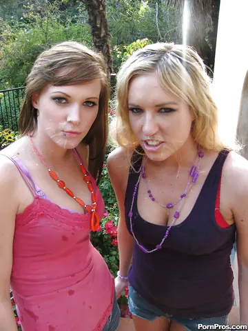 Short-Haired Blonde PAWG Takes Facials and Swaps Cum in Group Sex