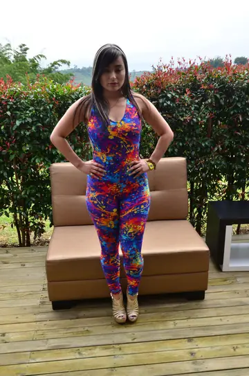 Jennifer Rojas – Colombian Brunette Bares Her Ass and Tits Outdoors