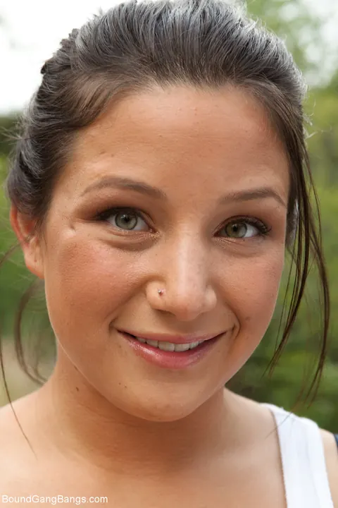 Charity Bangs: Busty Brunette Strips Out of Her Bikini While Camping – photo 6 of 16