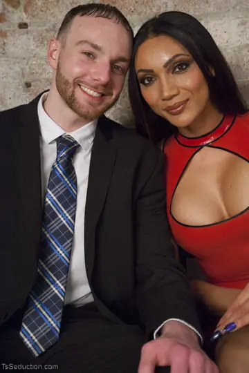 Brunette Trans MILF Undresses and Shows Her Enhanced Tits
