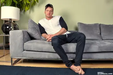 Muscular Man Strips Naked and Uses a Fleshlight