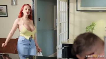 Angel Wicky – Busty Czech Brunette Sucks Two Men in a Threesome