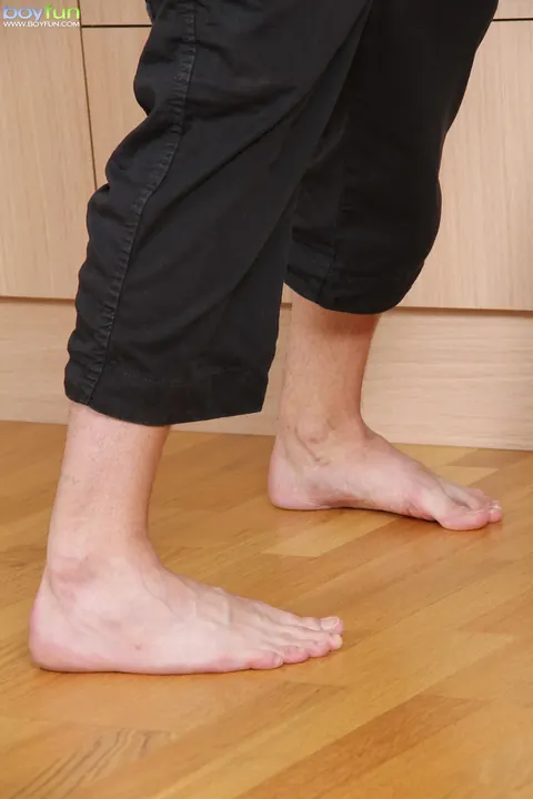 Slim Twink Performs a Striptease and Jerks His Cock – photo 10 of 20