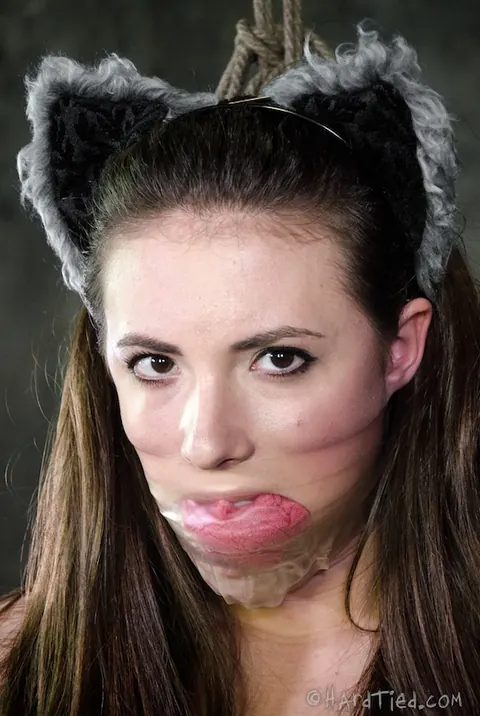 Casey Calvert: Brunette in Cosplay Uses Butt Plug Tail in Bondage – photo 11 of 16