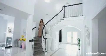 Cassie Del Isla – Asian MILF with Tattoos Undresses for a Threesome with Two Men