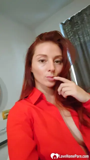 Leyla Mult – Redhead with Big Enhanced Tits Displays Her Tattoos