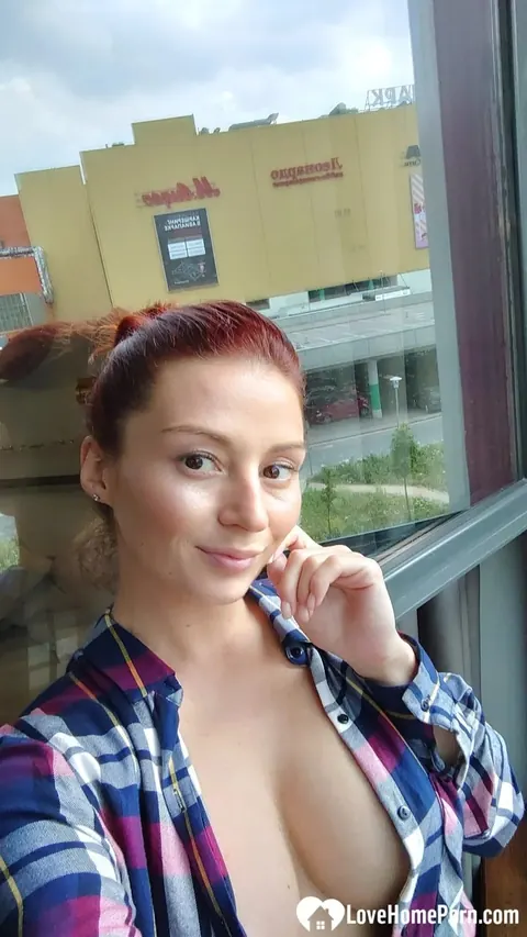 Leyla Mult: Redhead with Big Enhanced Tits Displays Her Tattoos – photo 7 of 19