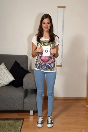 Silvie Luca – Tall Skinny Brunette Strips Out of Her Lingerie at the Casting