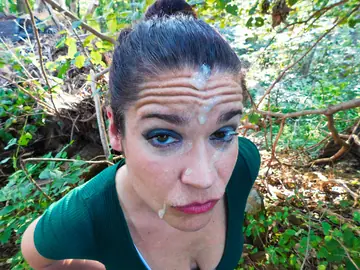 Sammi Starfish – Brunette MILF Gets Fucked Outdoors Until He Finishes