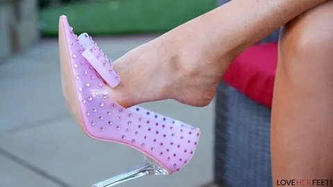Victoria Nika Zdrok: Tall Blonde MILF in Heels Rides Her Partner Outdoors – photo 3 of 21