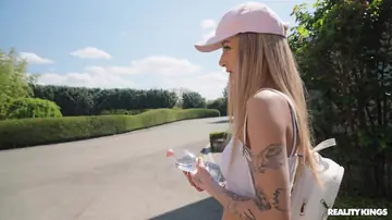 Elena Lux – Blonde PAWG Poses Showing Off Her Big Ass