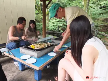 Jyuri Ayase – Japanese Babes Suck and Fuck in Public Orgy