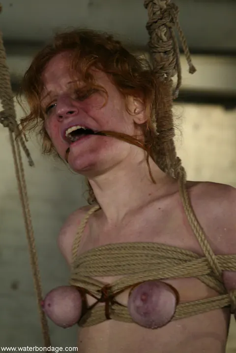 Sye Rena: Redhead PAWG in Lesbian Bondage Gets Licked and Fingered – photo 12 of 21