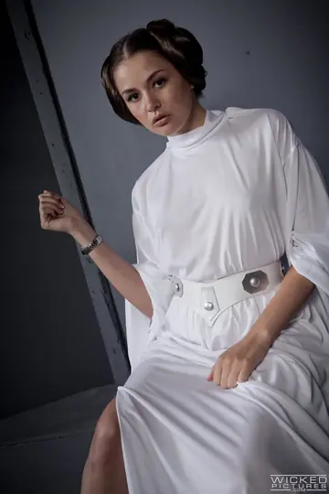 Short-Haired Brunette in Costume Blows BBC and Fucks